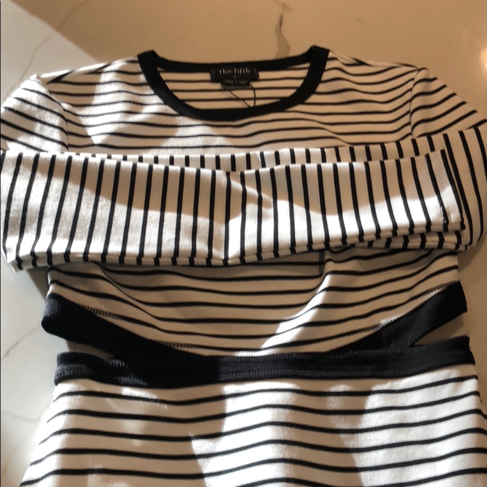Black and white dress